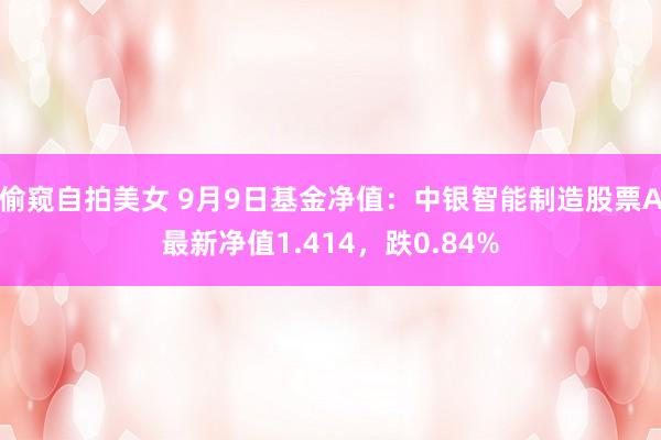 偷窥自拍美女 9月9日基金净值：中银智能制造股票A最新净值1.414，跌0.84%