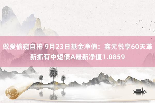 做爱偷窥自拍 9月23日基金净值：鑫元悦享60天革新抓有中短债A最新净值1.0859