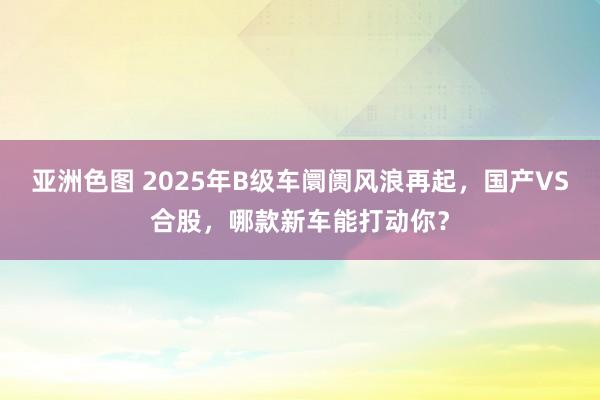 亚洲色图 2025年B级车阛阓风浪再起，国产VS合股，哪款新车能打动你？